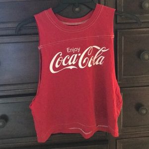 Coca-cola Cut off tank top
